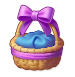 Springtime basket with bow II