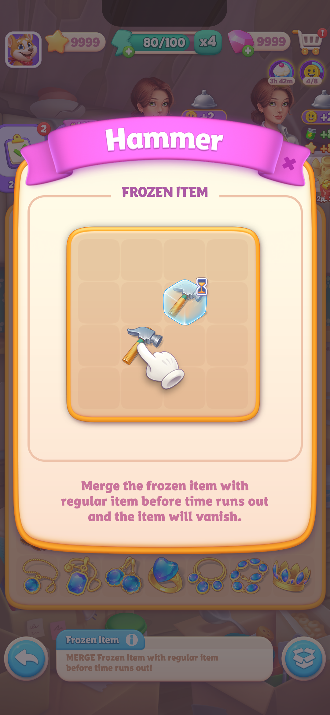 Icy item - Hammer to merge with regular hammer.png